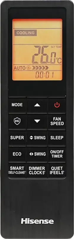 HISENSE HB25XU0B ENERGY UNI HB Black 9K