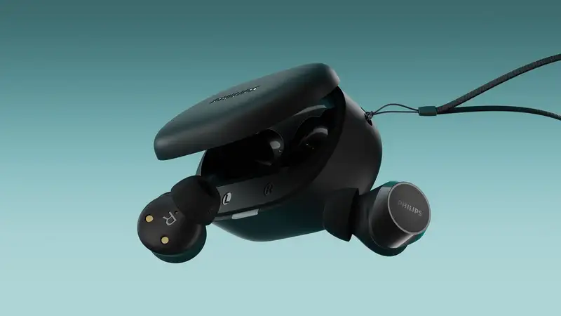 PHILIPS TAT1300BK/00 TWS crna