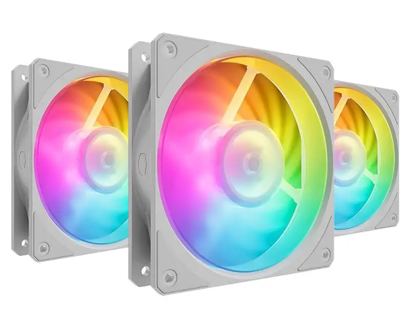 COOLER MASTER Mobius 120P ARGB White 3-pack kit (MFZ-M2DW-243P2-R1)