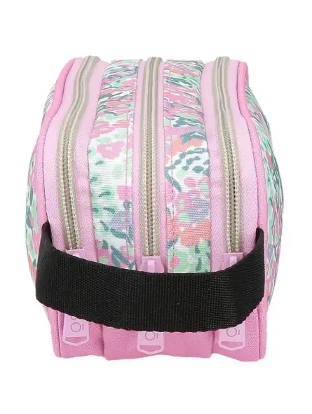 ENSO FLEUR zenski neseser sa 3 pregrade roze plava