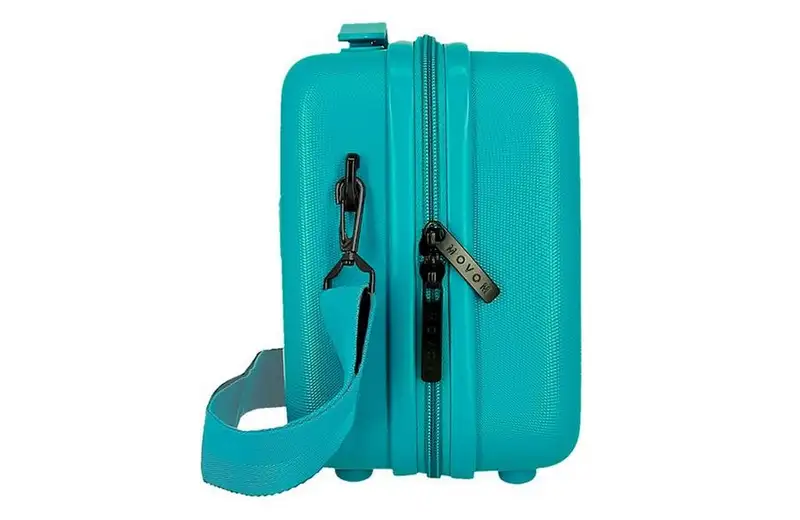 MOVOM WOOD ABS Beauty case tirkizna