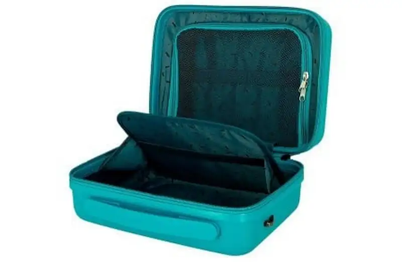 MOVOM WOOD ABS Beauty case tirkizna
