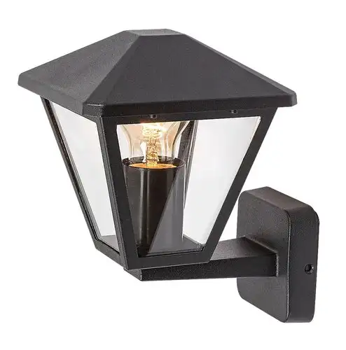 RABALUX Paravento spoljna zidna lampa crna aluminijumska E27 40W