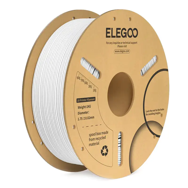 ELEGOO PLA+ filament 1.75mm 1kg White