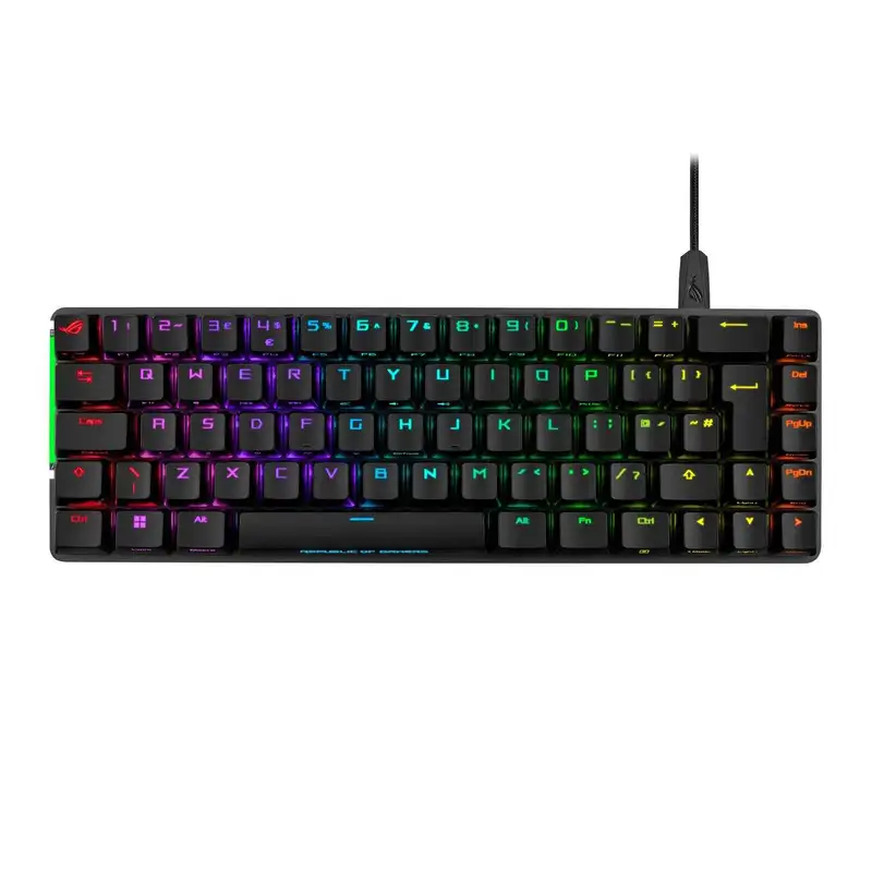 ASUS ROG FALCHION ACE BLACK, ROG NX RED, UK loc, PBT, Wired