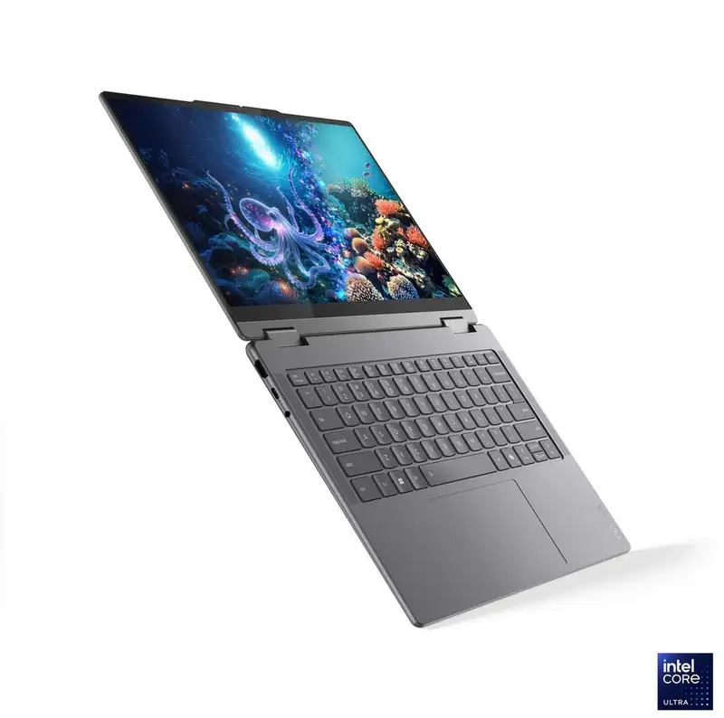 LENOVO Yoga 7 2-in-1 14ILL10, 14.0" 2.8K WQXGA+ TOUCH, Intel Core Ultra 7 256V, 16GB, 1TB SSD, DOS, Luna Grey, Sleeve (83JQ00E9YA+PWR-C)