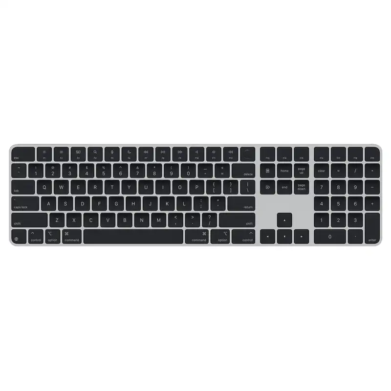 APPLE Magic Keyboard (2024) w Touch ID and Numeric Keypad - CRO - Black Keys mxk83cr / a