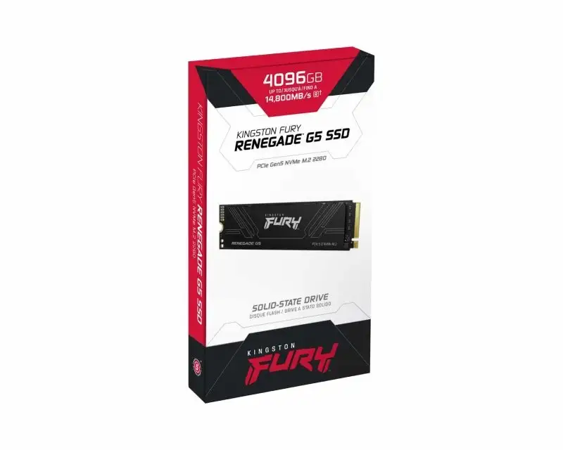 KINGSTON 4TB M.2 NVMe SFYR2S/4T0 FURY Renegade G5 