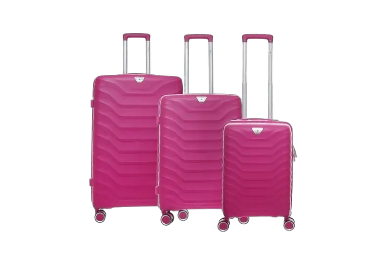 ENOVA LONGBEACH set kofera 3/1 raspberry rose