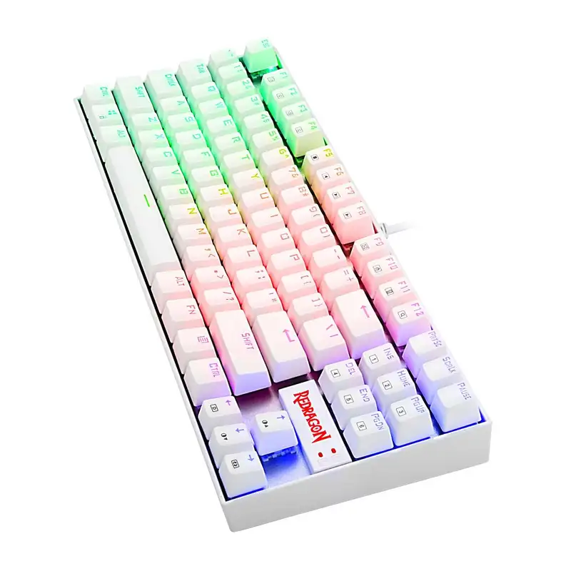 REDRAGON Kumara K552-RGB Mechanical White- Red Switch