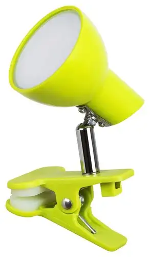 RABALUX Noah, clip lamp, green,  LED 5W