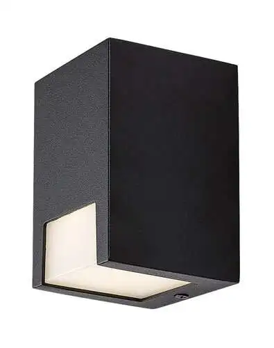 RABALUX Cernon, spoljna zidna GU10, aluminium crna, dimenzije 7,5x11cm, IP44