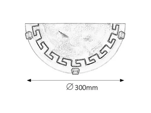 RABALUX Etrusco zidna lampa E27 60W