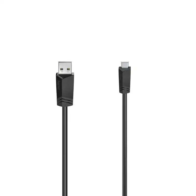 HAMA Mini-USB kabl, USB 2.0, 480 Mbit / s, 0.75 m 200605