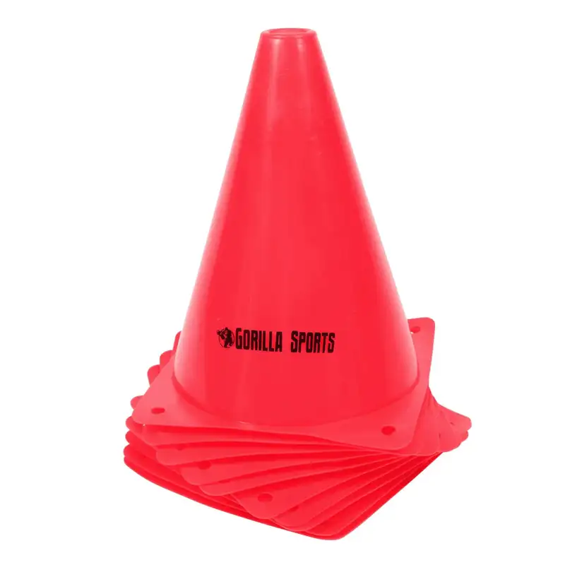 GORILLA SPORTS Set od 10 cunjeva za trening (17 cm / Narandzasti)