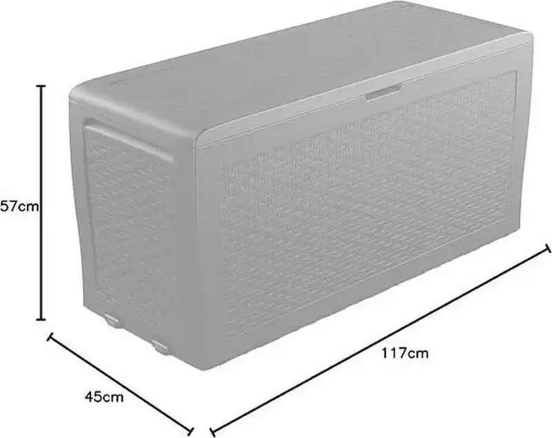 KETER Samoa ratan box 270l grafit