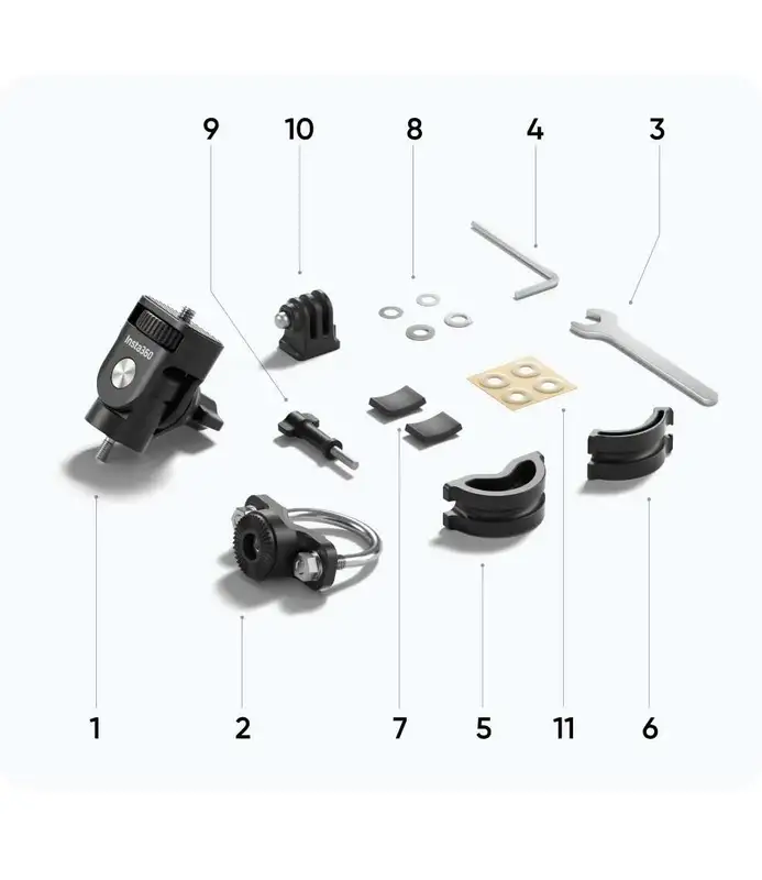 INSTA360 Motorcycl U-Bolt Mount
