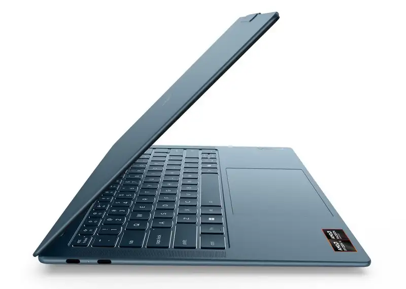 LENOVO Yoga Slim 7 14AGP11, 14.0" 2.8K OLED, AMD Ryzen AI 7 445, 16GB, 512GB, Backlite, Win11Home, Tidal Teal, Aluminium (83QS001TYA)