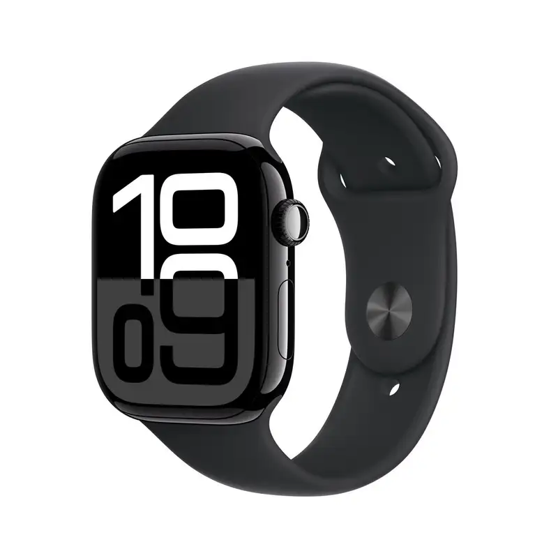 APPLE Watch S10 GPS 42mm Jet Black Alu Case with Black Sport Band - M / L mwwf3qv / a