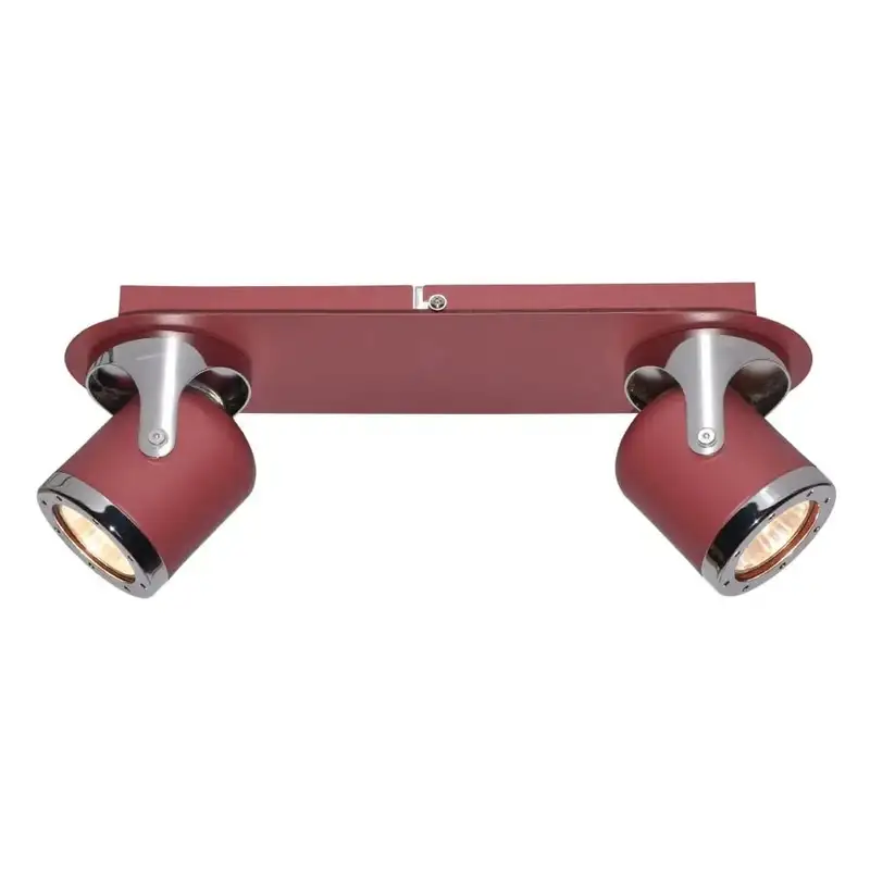 RABALUX April, spot, GU10 2X MAX 5W, crvena, IP20, metal, dimenzije 120x320mm