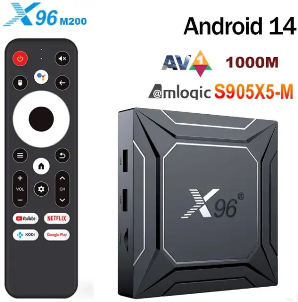 GEMBIRD GMB-X96 M200 4/64GB smart TV box