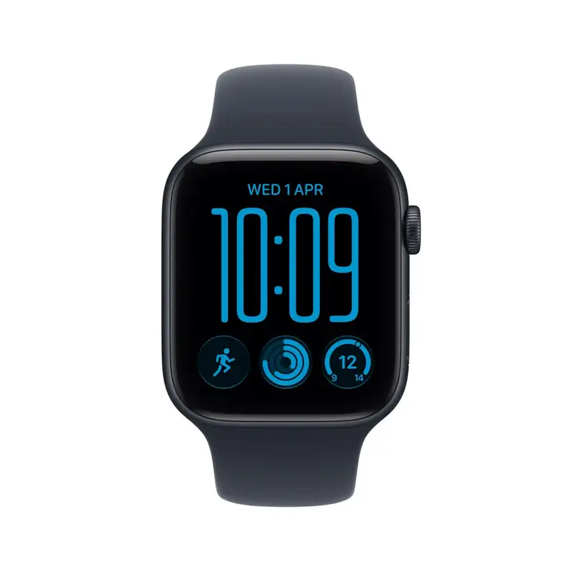 APPLE Watch SE3 v2 GPS 40mm Midnight Aluminium Case with Navy Blue Sport Band - M/L mjl14rk/a