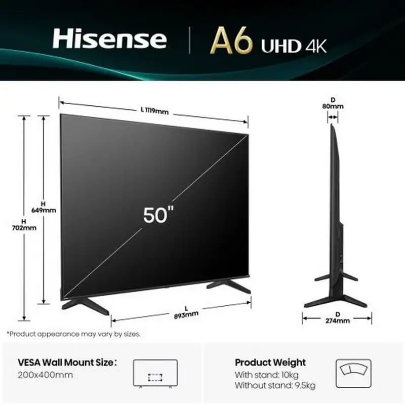 HISENSE 50A6Q