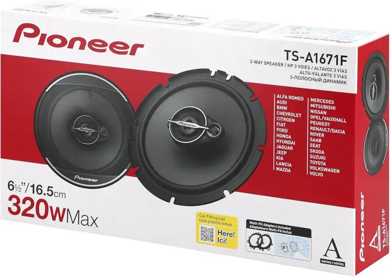 PIONEER TS-A1671F 320W