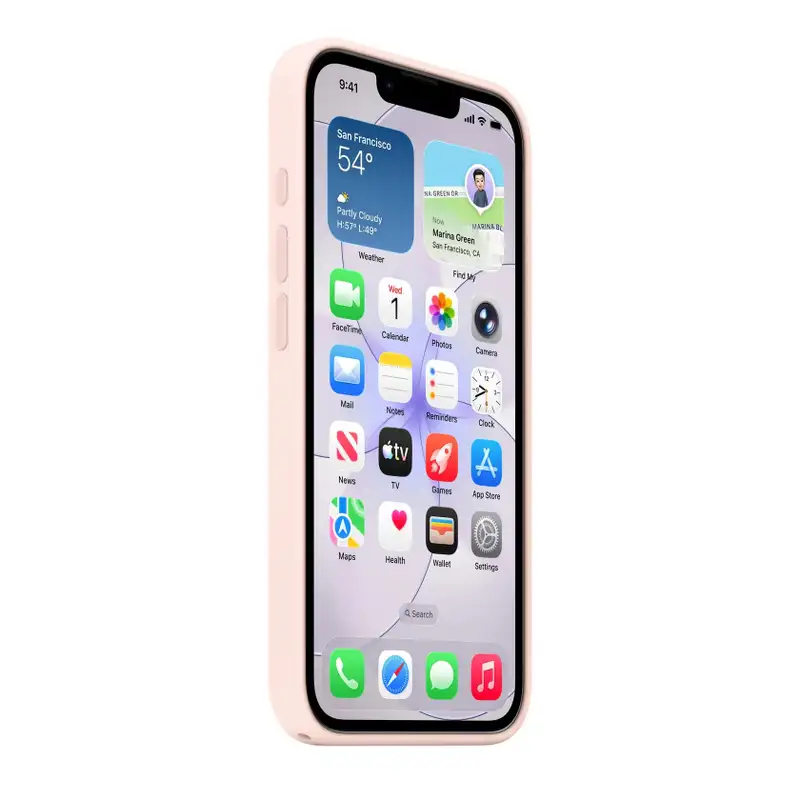 APPLE iPhone 17e Silicone Case with MagSafe - Soft Pink mhwj4zm/a
