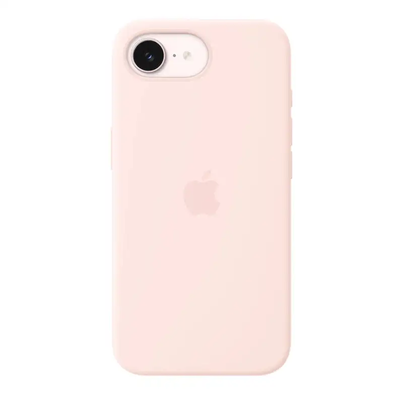 APPLE iPhone 17e Silicone Case with MagSafe - Soft Pink mhwj4zm / a