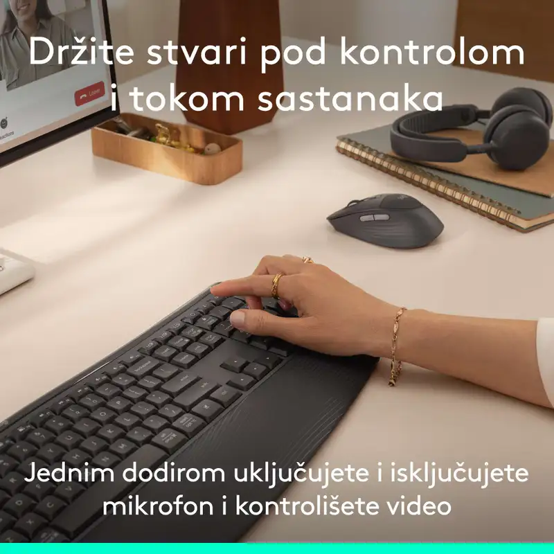 LOGITECH Signature Comfort Plus MK880 YU GRAPHITE