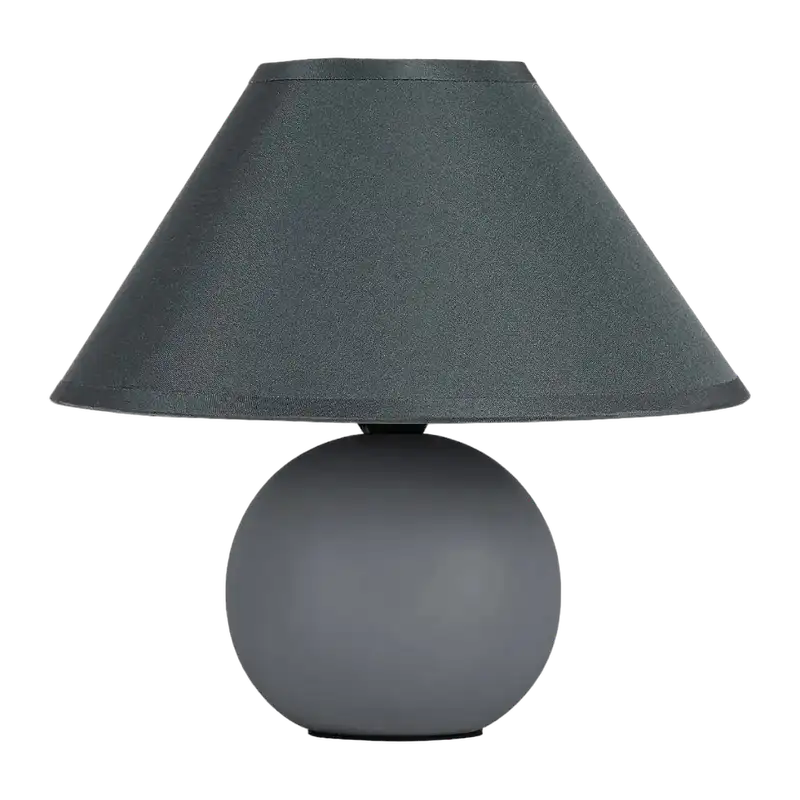 RABALUX Ariel, unutrašnja keramicka stona lampa, siva, E14 G45 1xMA