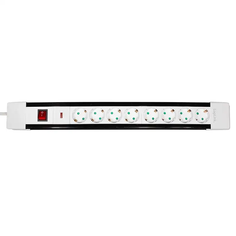 LOGILINK produzni kabl 8 mesta, prekidac, 3m, beli