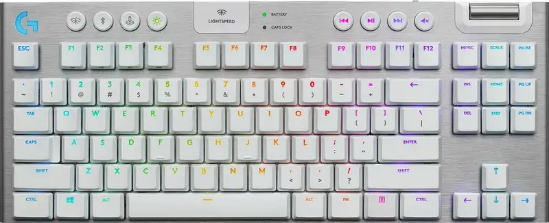 LOGITECH G915 TKL LIGHTSPEED Mechanical WH US TACTILE 920-009664