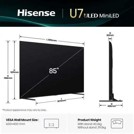 HISENSE 85U7Q