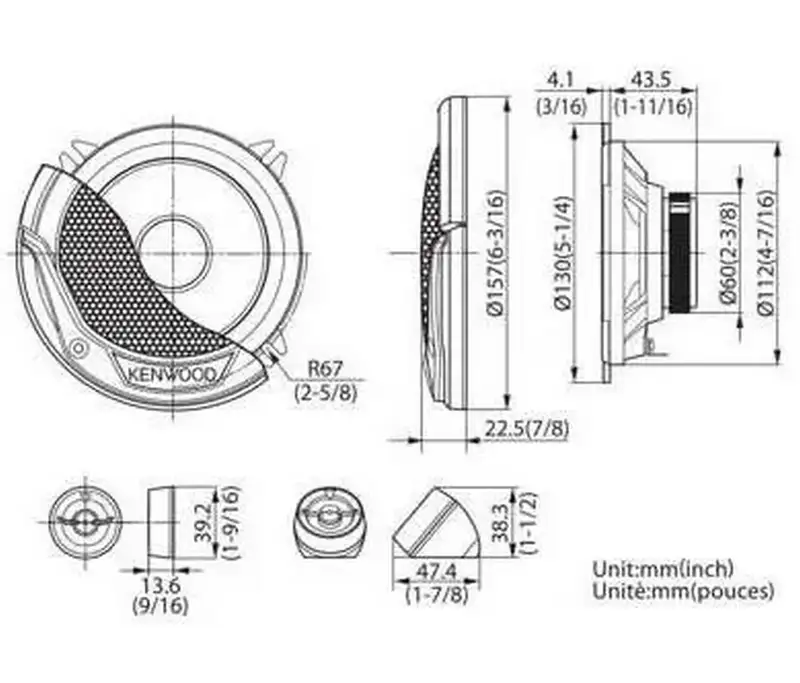 KENWOOD KFC-E130P