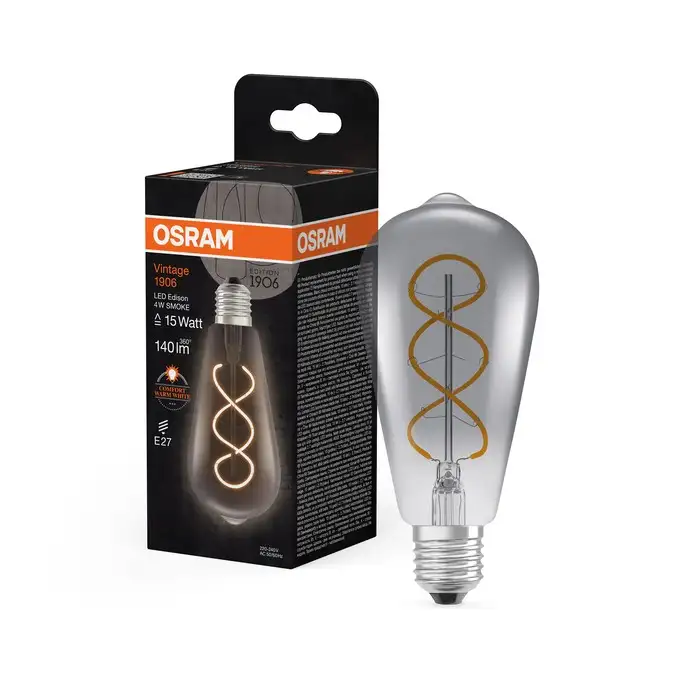 OSRAM Vintage 1906 LED  SMOKE 16 4W/818 E27