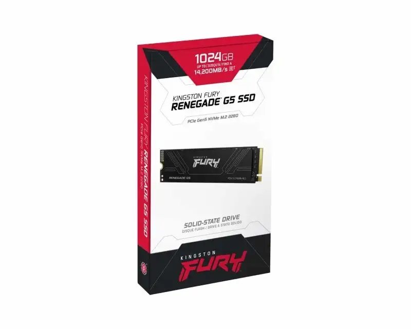 KINGSTON 1TB M.2 NVMe SFYR2S/1T0 FURY Renegade G5