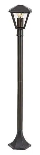 RABALUX Paravento spoljna podna lampa crna aluminijumska E27 40W 2