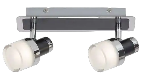RABALUX Harold,kupatilska,LED10W,IP44,chrom/crna/opal