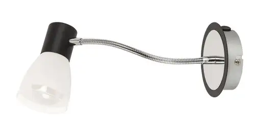 RABALUX Ati zidna lampa E14 max15W crno/hrom