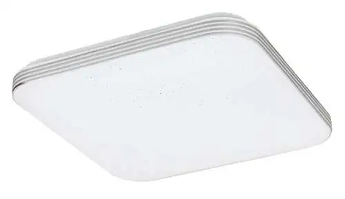 RABALUX Oscar2, LED 18W, 1350lm, 4000K, D33cm, zvezdani efekat,  srebrni prsten