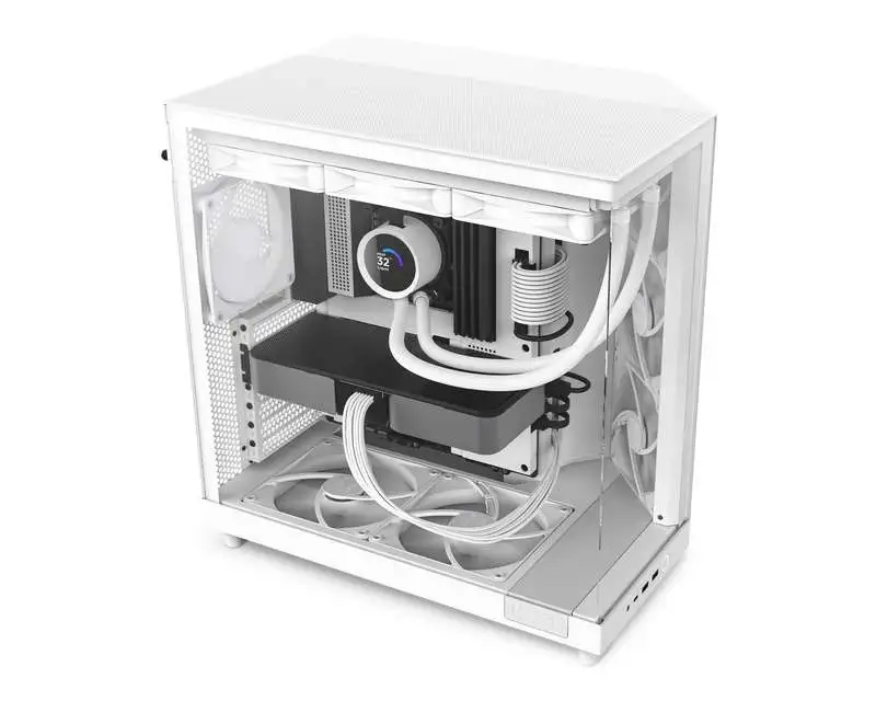 NZXT H6 Flow (CC-H61FW-01) belo