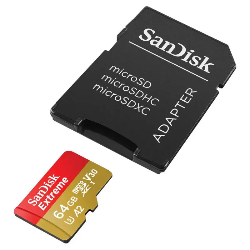 SANDISK MICRO SD 64GB Extreme SDSQXAH-064G-GN6MA