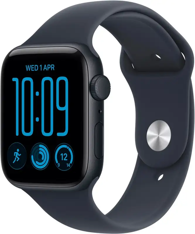 APPLE Watch SE3 v2 GPS 40mm Midnight Aluminium Case with Navy Blue Sport Band - S/M mjky4rk/a