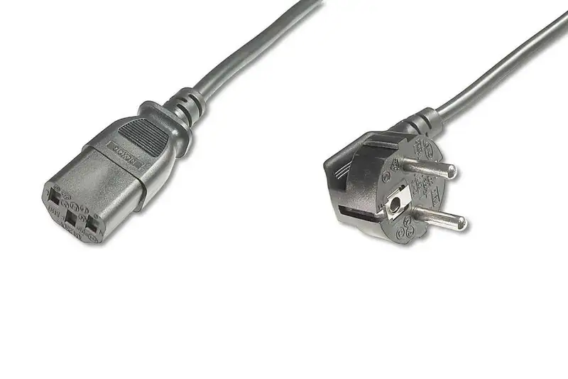 DIGITUS Kabl za napajanje C13 na suko 1.8m crni