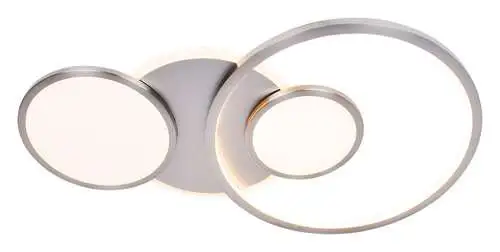 RABALUX Fulvia, LED plafonjera, 50W, 3000K, saten hrom metal