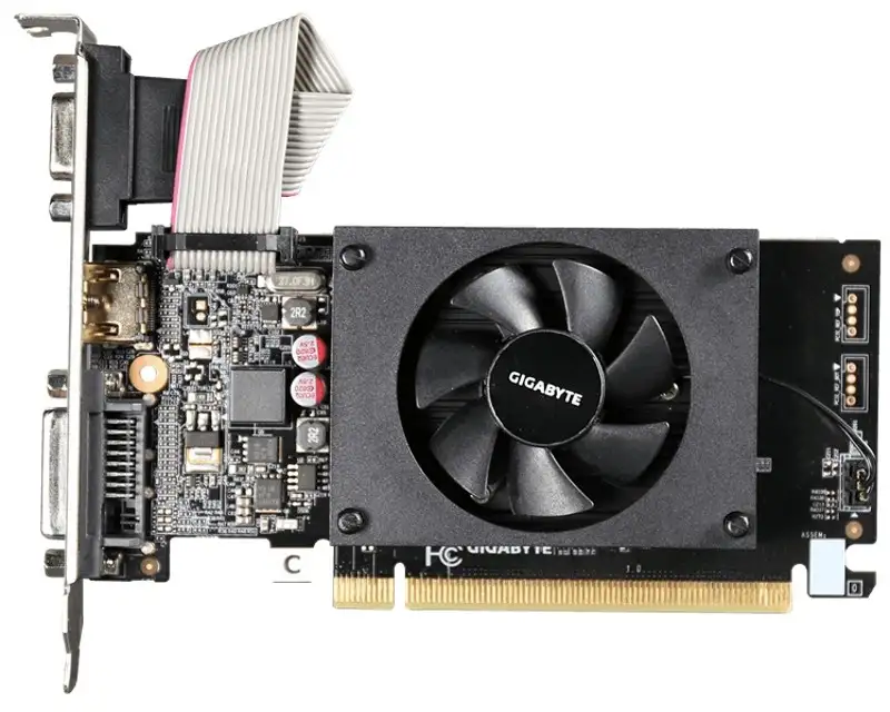 GIGABYTE nVidia GeForce GT 710 2GB 64bit GV-N710D3-2GL rev 2.0