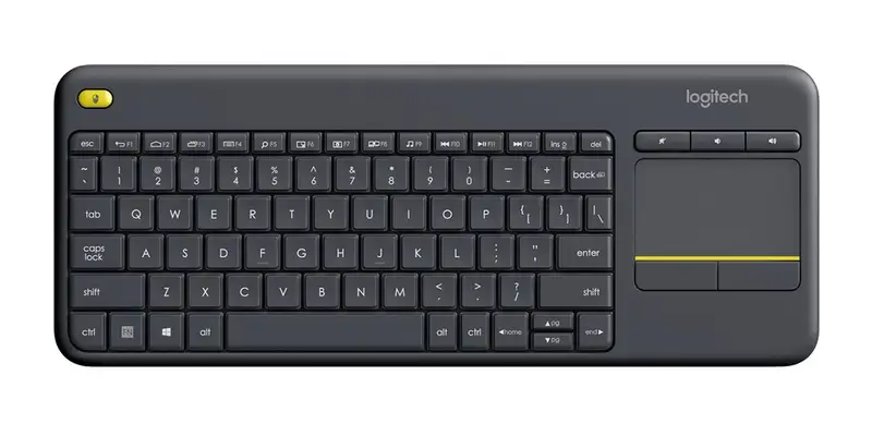 LOGITECH K400 PLUS Wireless Touchpad Black YU 920-008385