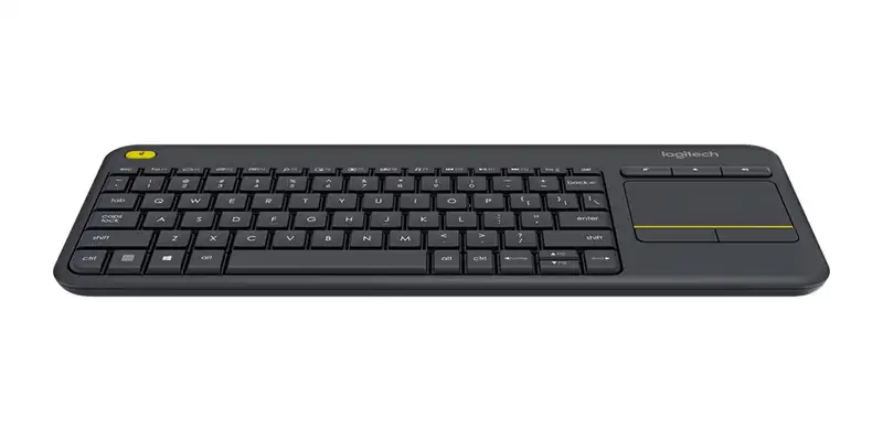 LOGITECH K400 PLUS Wireless Touchpad Black YU 920-008385